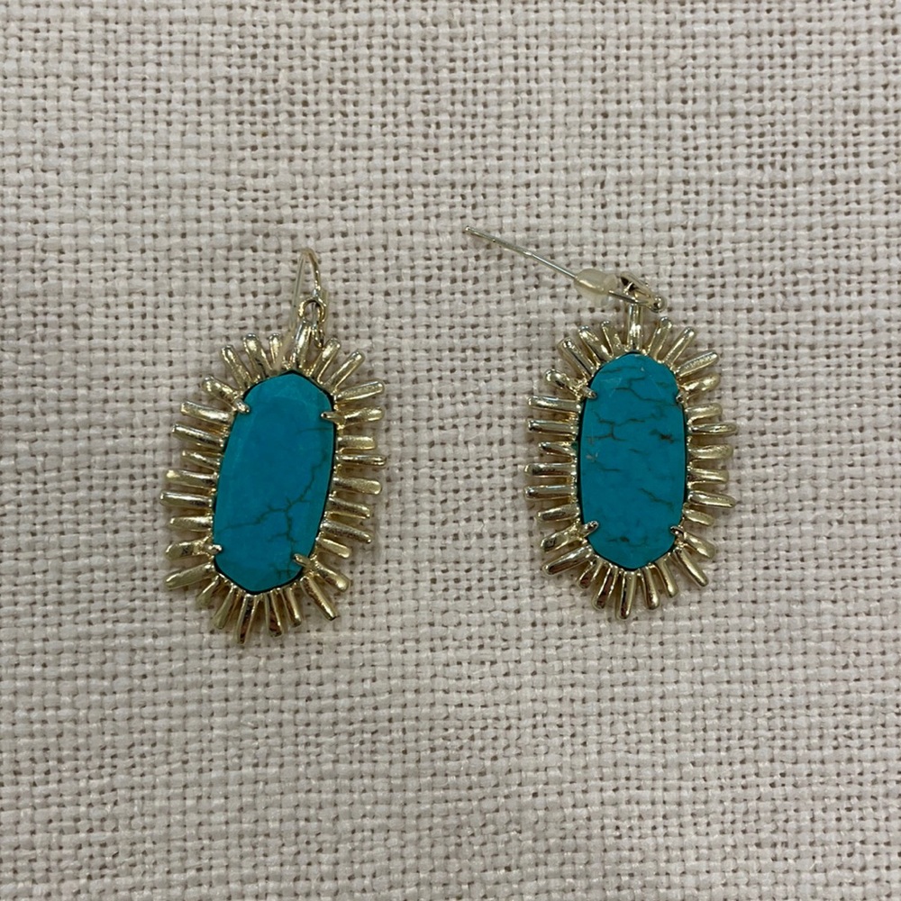 Kendra Scott turquoise earrings